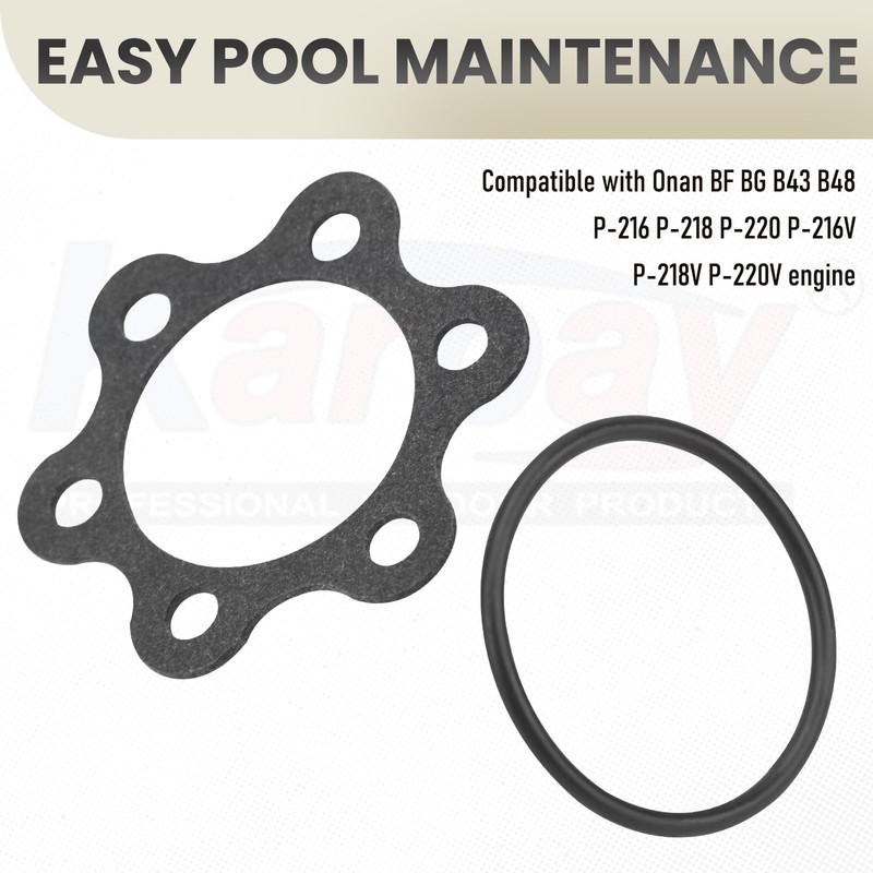 110-3181 Valve Grind Head Gasket Kit Compatible with ONAN B48