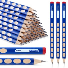 M&G 30pcs Triangular Pencils, 2B Pencils with Grip Correction, Wooden Graphite Pencils, Pre-Sharpened Break-Resistant, Suitable for Writing, Drawing, and Sketching