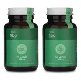 Duo Pack Energía Té Verde 120 Cápsulas | Tiba Salud Sabor Natural