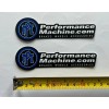 Unbranded 2 PM PERFORMANCE MACHINE decals stickers racing baggers sportbikes