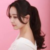 Lovely wave semi-long hair clip hair piece-WFIK7ZC two-tone brown (c) / 러블리 웨이브 세미롱 머리 집게 헤어 피스-WFIK7ZC 투톤브라운(c)