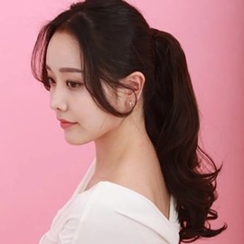 Lovely wave semi-long hair clip hair piece-WFIK7ZC two-tone brown (c) / 러블리 웨이브 세미롱 머리 집게 헤어 피스-WFIK7ZC 투톤브라운(c)