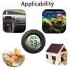 JEDEW 2-Pack Mini Digital Hygrometer Gauge Indoor Thermometer, Temperature Humidity