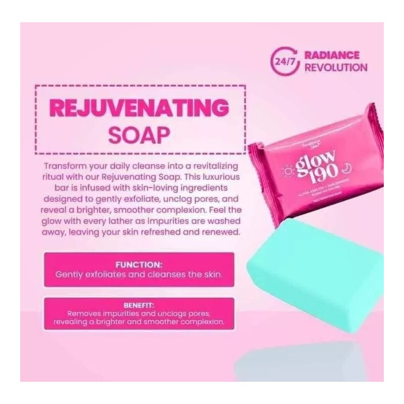 Transformed skin Glow 190 Rejuvenating Set By HonestGlow