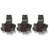 3 Pack - Compatible IR-40T Black/Red Ink Rollers, Works for