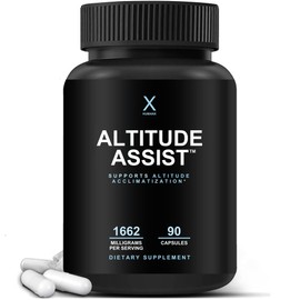Altitude Assist - Altitude Sickness Prevention - Relief for Mountain Sports (Skiing, Snowboarding, Climbing) - Non GMO, Vegan, Keto - Formula for Acclimation, Altitude Sickness Supplement - by HumanX