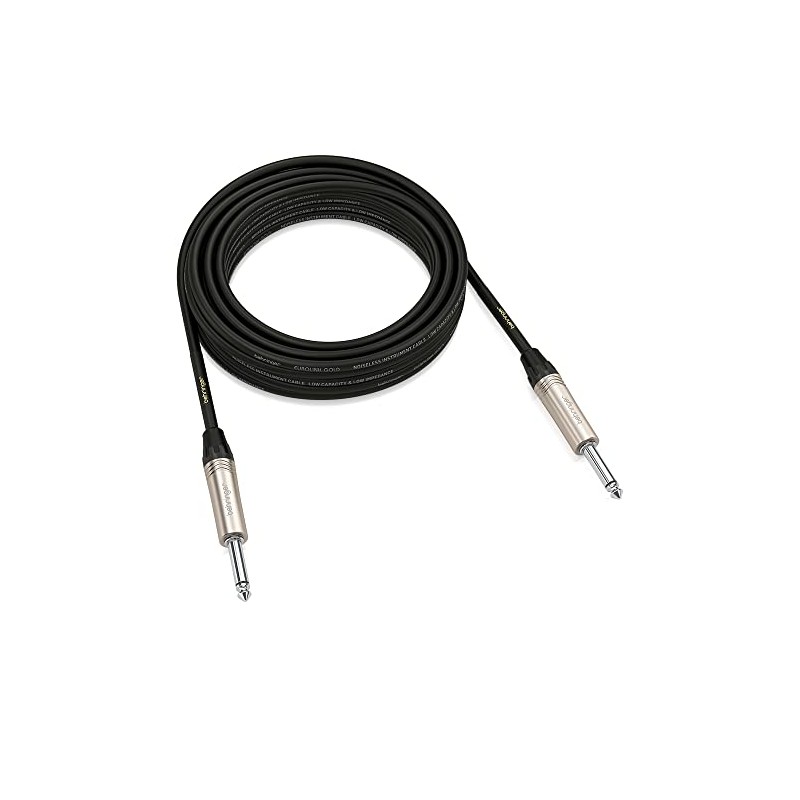 Behringer GIC-600 Cable para instrumento, Negro/Plateado