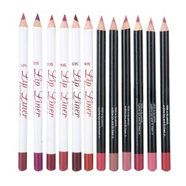 12 Colors Lip Liner Set,Lip Pencil,Matte Lip Liner Pencil Set,Waterproof Long Lasting Matte Lipstick Sexy Lip Liner Pencil Makeup Cosmetic Beauty