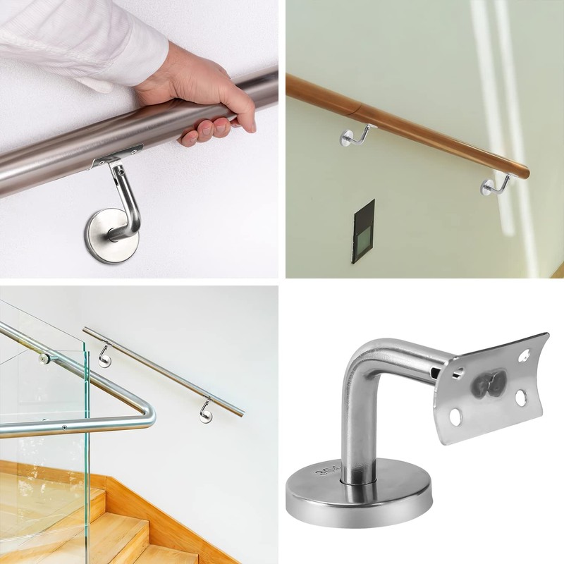 Sonnewelt Pack of 5 Stainless Steel Handrail Support Handrail Holder