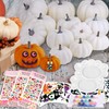 Shinybox 12 Pieces DIY Pumpkin Craft Set, DIY Pumpkin Decoration,