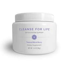 Isagenix Cleanse for Life - Powder Supplement for Cleanse Drink with No Laxatives or Diuretics - Support Metabolism with Vitamin B12 & Niacin - Natural Rich Berry -3.4 Oz (16 Servings)