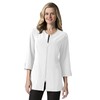 Maevn SMART Ladies 3/4 Sleeve Lab Jacket(White, Small)