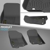 Floor Mats TPE Cargo Liners Compatible with Jeep Wrangler Unlimited