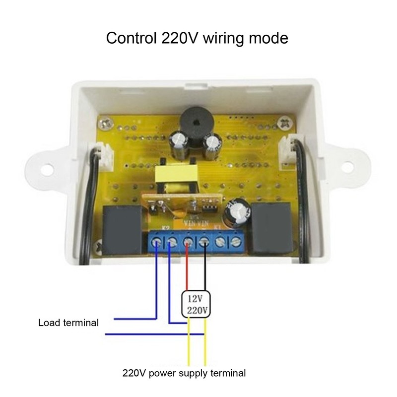 Dual Temperature Controller Waterproof Digital Thermostat with Data Storage for