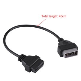 obd1 to obd2 Adapter for Nissan Quest-Acouto 14 Pin to 16 Pin OBD2 Adapter Connector Diagnostic Cable Extender for Nissan