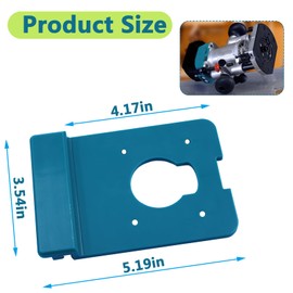 Guide Rail Adapter for Makita Router and Makita Guide Rail Adapter 8V Cordless Router RT0701C XTR01Z fit Makita Track Saw Guide Rail(2pack)