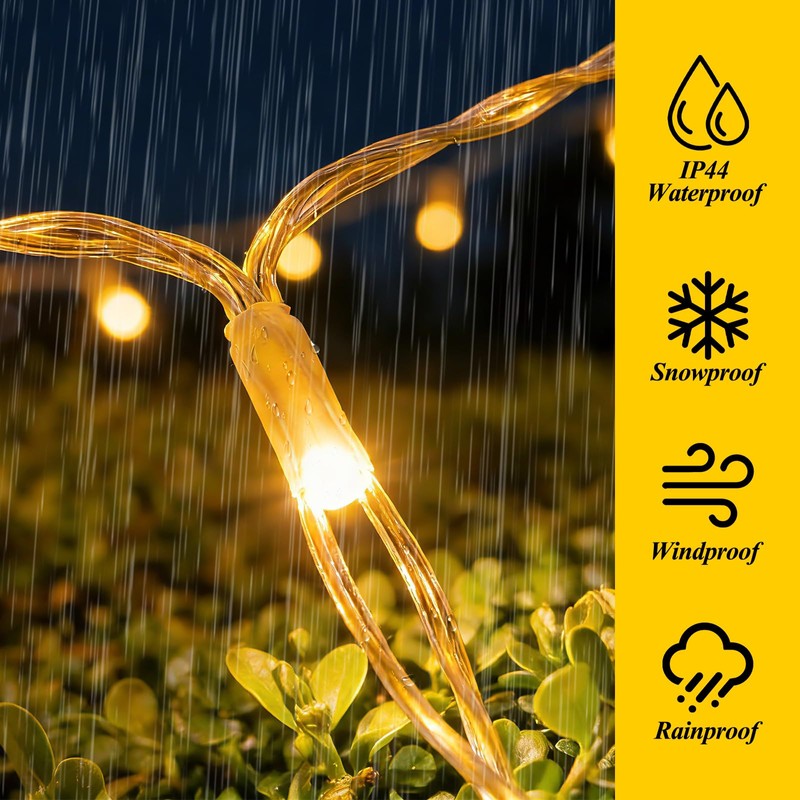 10ft x 10ft Solar Net Lights, 280LED Gazebo Mesh Lights