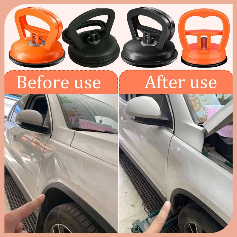 FveVqe 4 PCS Dent Puller, Powerful Car Dent Puller, Car