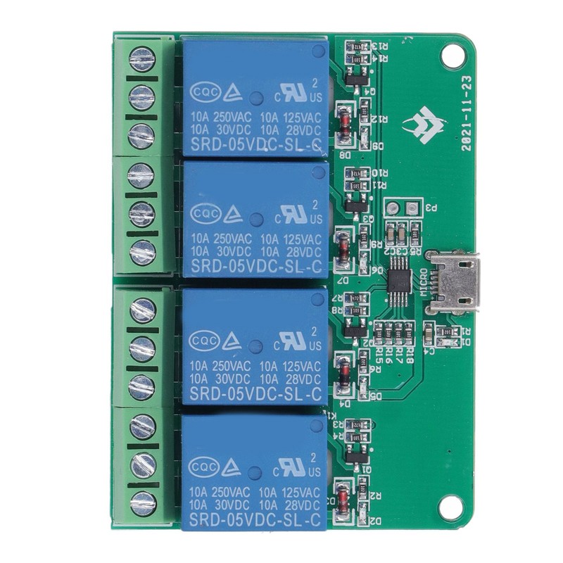 4 Channel Relay Module 5V for HID Drive Free USB