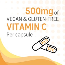 Quest - Liposomal Vitamin C 60x 500mg Vegan Capsules. High Strength and Potency Ascorbic Acid Supplements for Immune Support with Improved Absorption Formula. Non GMO, Dairy & Gluten Free