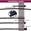 Kuahome 50X T316 Black Stainless Steel Hand Swage Tensioner for