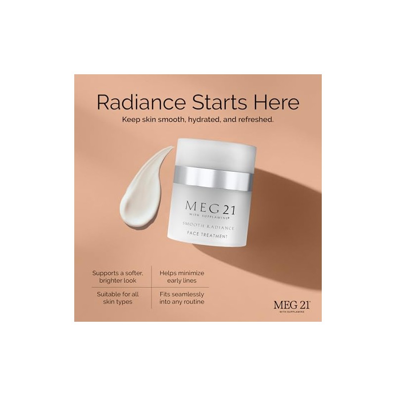 MEG 21 Smooth Radiance Face Treatment, 1.7 oz.
