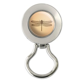 Dragonfly Vintage Insect Magnetic Metal Eyeglass ID Badge Holder