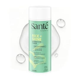 Rice + Shine Hydration Toner – 125 ml – Intensive Moisturiser with Rice Ferment, Hyaluronic & Glycerine – Provides the Skin Rich – Vegan, No Alcohol & Perfume