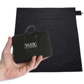 Vaily Mini Picnic Blanket Beach Blanket - Ultra Thin Outdoor Blanket Ideal for Picnics, Camping and Hiking - 160 x 140 cm