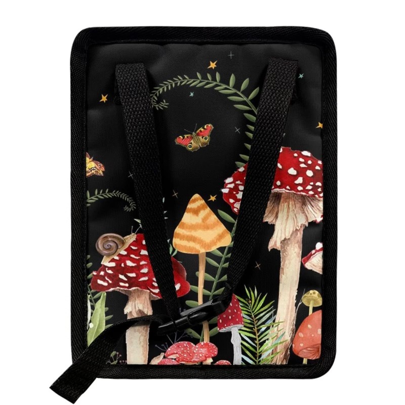 JEOCODY Mushroom Car Trash Can with Lid Waterproof Car Accessories