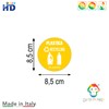 GamesMonkey® - Recycling Stickers for Waste Recycling Wheel v2 -