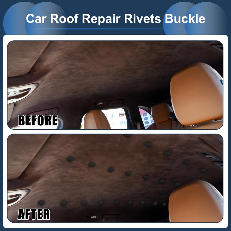 INFINAUTO Headliner Button Buckle Repair Clip, Car Roof Interior Ceiling