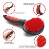Mikki Dog, Puppy, Cat Grooming Massage Slicker Brush - Gentle,