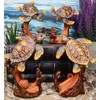 Ebros Gift Set of 4 Ocean Voyage Exploring Sea Turtles