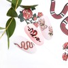 IBDI Snake and Flower nail Decals/Sliders for manicure or pedicure,