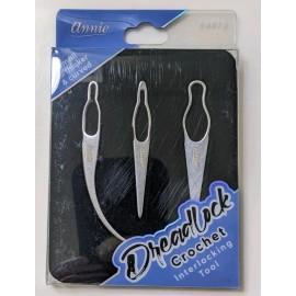 Annie Hair Lock Tool Dreadlocks Crochet Set 3 Pcs