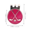 BESPORTBLE 5sets Sturdy Metal Golf Ball Marker Hat Clip Decorative