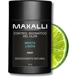 Desodorante Natural Para Axilas y Cuerpo En Barra Control Enzimático Del Olor Sin Aluminio, Sin Bicarbonato No Mancha La Ropa Deo Stick Unisex Aroma Menta + Limón