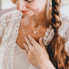 JMRLY Mother of the Groom Gifts from Son for Mom on Wedding Day - Today a Groom, Tomorrow a Husband, Forever your Little Boy Pearl Necklace Sterling Silver