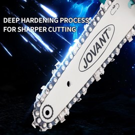 6 Inch Mini Chainsaw Chain Replacement, 2 Pcs Chains for Cordless Mini Chainsaw, Durable Carbon Steel Saw Chains 36 Drive Links Saw Chain for Chainsaw Chain（2PCS）