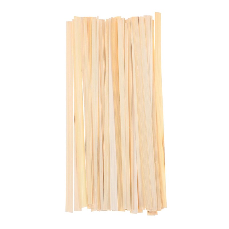 GRADENEVE 50pcs Handmade Bamboo Fan Weaving Sticks 30cm X 1.2cm