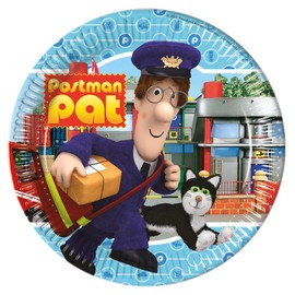 Unique Party 72339 - 23cm Postman Pat Party Plates, Pack of 8