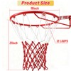 Basketball Net 2 Pack, Heavy Duty Basketball Net Replacement Weather