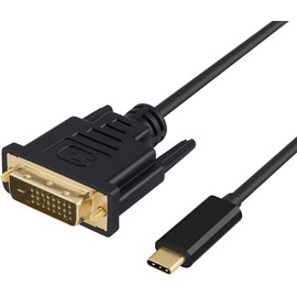 CableCreation USB C to DVI Cable 6 FT, USB Type C to DVI Cord, Compatible with MacBook Pro 2019/2018, Surface Book 2, Pixel, XPS 13/15, Yoga 920/910, Galaxy S22, S10+,Surface Pro