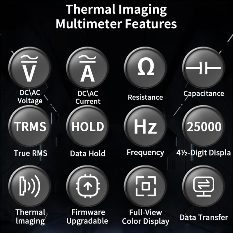 ZOYI Thermal Imaging Camera 2 in 1 True RMS Multimeter