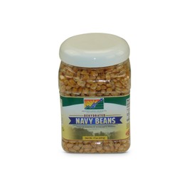 Mother Earth Products Dehydrated Fast Cooking Navy Beans, quart Jar , 1.06 Pound (Pack of 1)