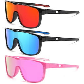 SEKKAF Kids Polarized Sunglasses for Boys Girls Sports Sunglasses UV Protection Lightweight Frame Shades Age 3-12