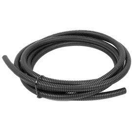 Etopars Black 18mm Width Split Loom Wire Flexible Tubing Conduit Hose Cover Car 6M Length