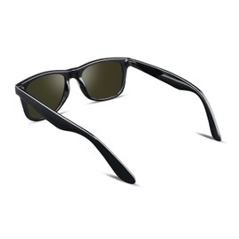 FEISEDY Classic Polarized Sunglasses Men Women Brand Glasses Dark Purple B1858