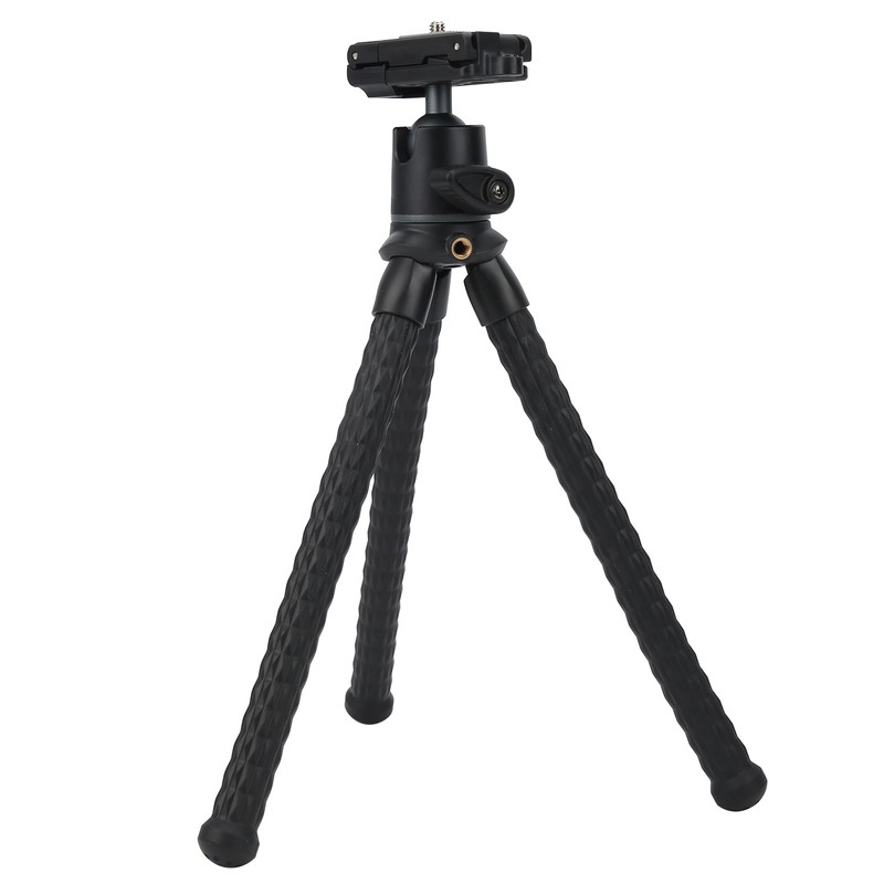 TELESIN Portable Tripod Stand Flexible Desktop 360° Ball Head Tripod